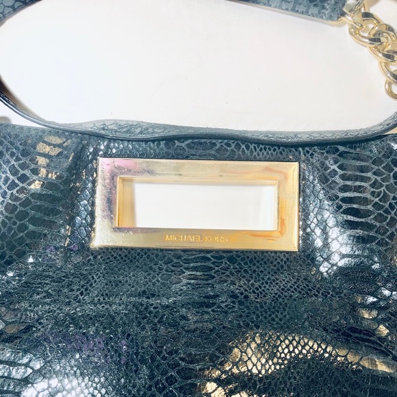 Michael Kors Python Clutch/Crossbody - Picture 2 of 9
